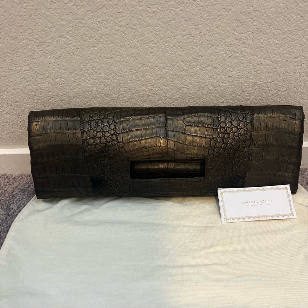NANCY GONZALEZ Foldover Clutch